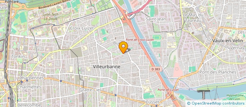 localisation de l'entreprise MONSIEUR KENZI SAHNOUN  VILLEURBANNE