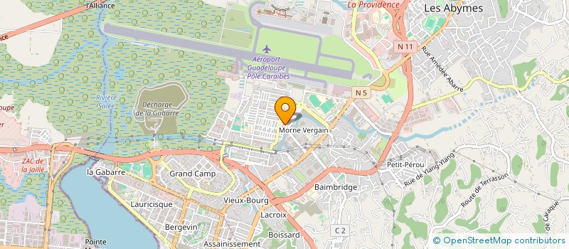 localisation de l'entreprise MONSIEUR KENZO APPOLON à LES ABYMES
