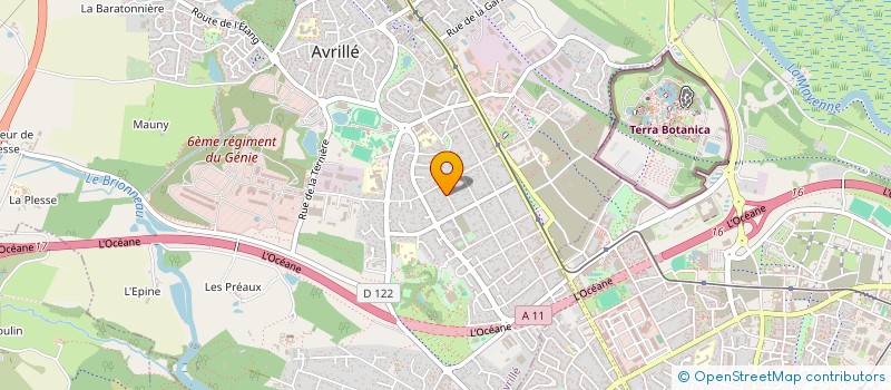 localisation de l'entreprise MONSIEUR KENZO BARKALLAH  AVRILLE