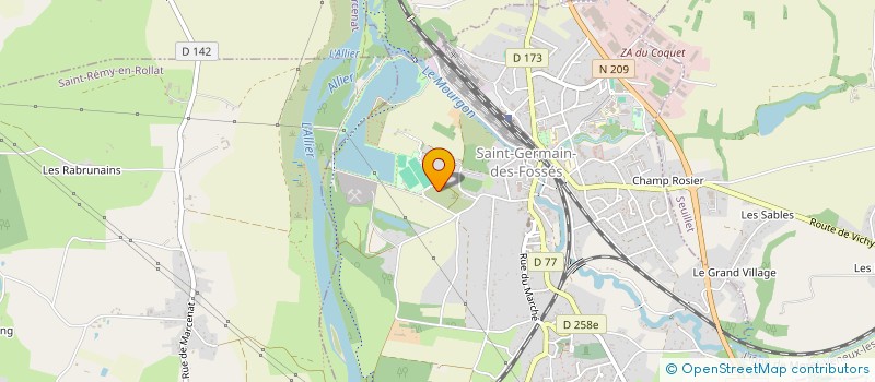 localisation de l'entreprise MONSIEUR KENZO BECKER  SAINT-GERMAIN-DES-FOSSES