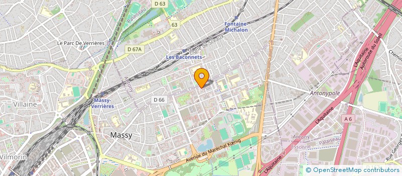 localisation de l'entreprise MONSIEUR KENZO BELHASSINE à MASSY