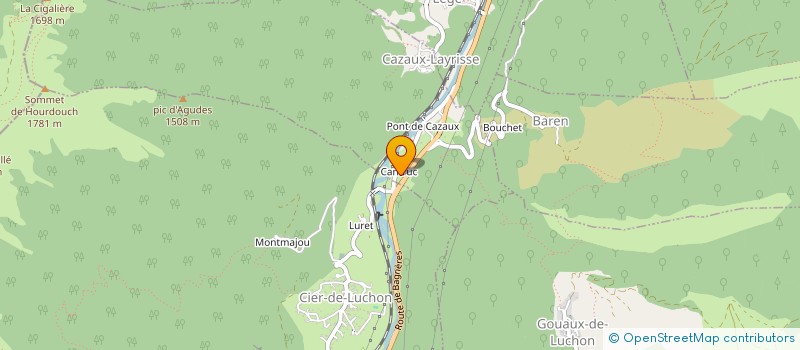 localisation de l'entreprise MONSIEUR KENZO BENARD  CAZAUX-LAYRISSE