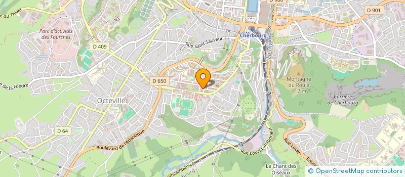 localisation de l'entreprise MONSIEUR KENZO BLANDIN  CHERBOURG-EN-COTENTIN