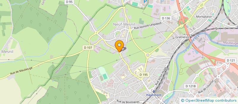 localisation de l'entreprise MONSIEUR KENZO BOZZINI  HAUTMONT