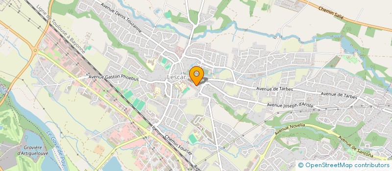 localisation de l'entreprise MONSIEUR KENZO CHAUVET  LESCAR