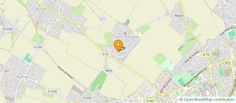 localisation de l'entreprise MONSIEUR KENZO CHOBERT  SAINT-CONTEST