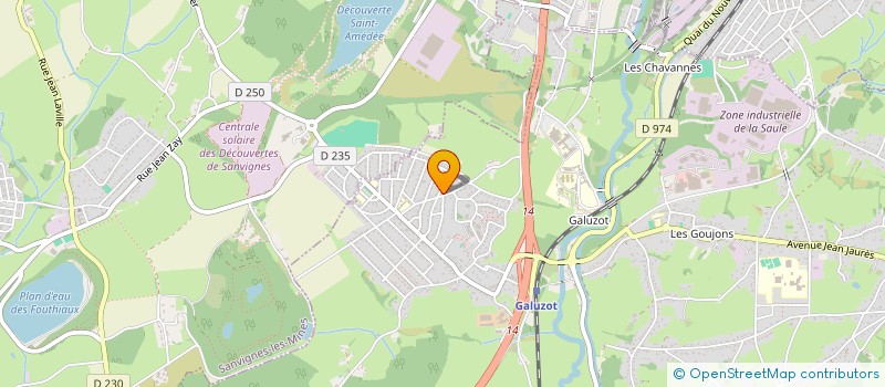 localisation de l'entreprise MONSIEUR KENZO DA SILVA  SAINT-VALLIER