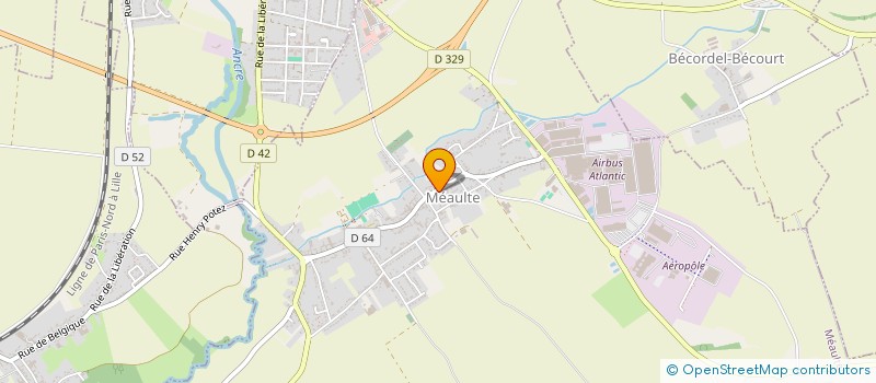 localisation de l'entreprise MONSIEUR KENZO DEBRAS  MEAULTE