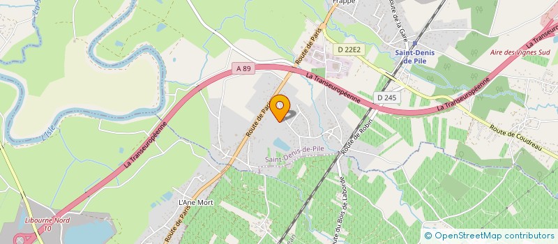 localisation de l'entreprise MONSIEUR KENZO DOMINIQUE  SAINT-DENIS-DE-PILE