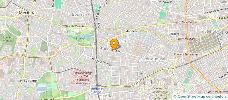 localisation de l'entreprise MONSIEUR KENZO GALIANA  MERIGNAC