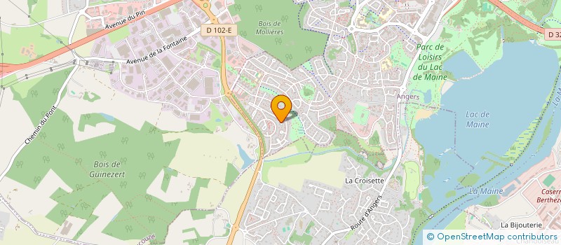 localisation de l'entreprise MONSIEUR KENZO GOULET à ANGERS