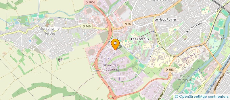 localisation de l'entreprise MONSIEUR KENZO HEITZMANN  MULHOUSE