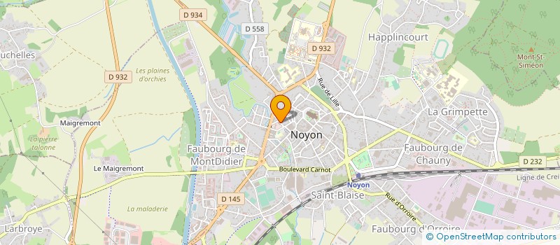 localisation de l'entreprise MONSIEUR KENZO ITTIG à NOYON