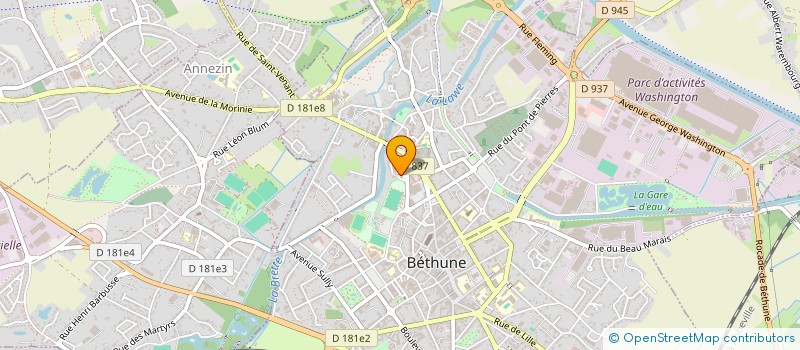 localisation de l'entreprise MONSIEUR KENZO-JAHMIN SAMIEZ  BETHUNE