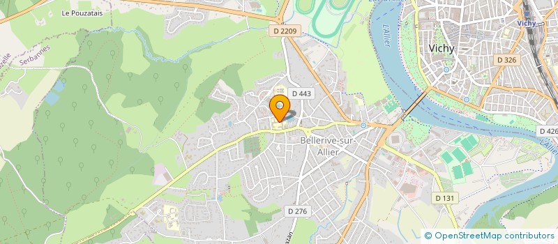 localisation de l'entreprise MONSIEUR KENZO LACROIX RENARD  BELLERIVE SUR ALLIER