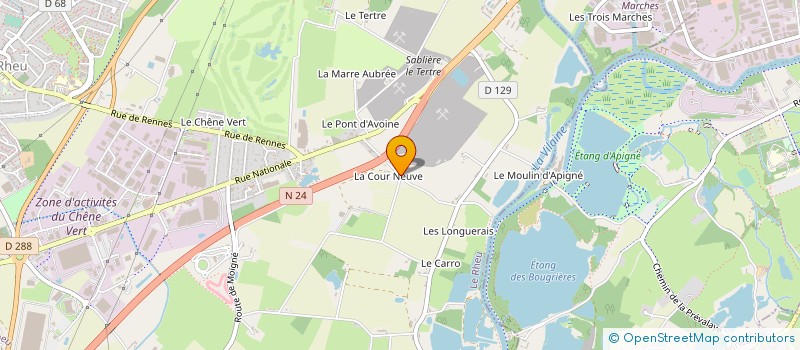 localisation de l'entreprise MONSIEUR KENZO LAIR à LE RHEU