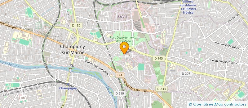 localisation de l'entreprise MONSIEUR KENZO LECOQ à CHAMPIGNY-SUR-MARNE