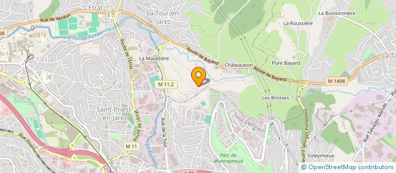 localisation de l'entreprise MONSIEUR KENZO LIOTHIER  LA TOUR-EN-JAREZ