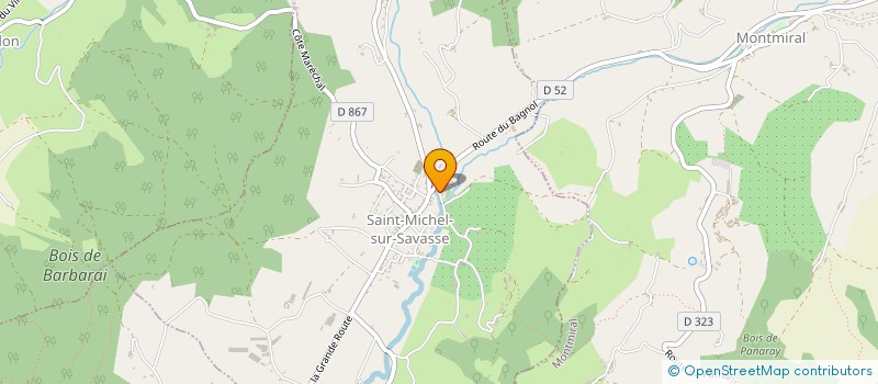 localisation de l'entreprise MONSIEUR KENZO LITTERA  SAINT-MICHEL-SUR-SAVASSE