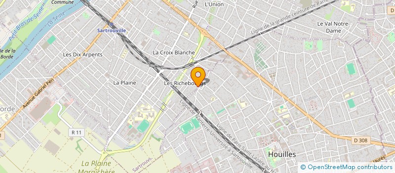 localisation de l'entreprise MONSIEUR KENZO MASSON--LAUNAY à SARTROUVILLE