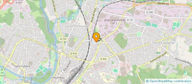 localisation de l'entreprise MONSIEUR KENZO NABARLAS  GOND-PONTOUVRE