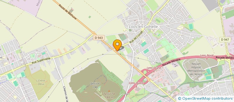 localisation de l'entreprise MONSIEUR KENZO POIGNANT  LOOS-EN-GOHELLE