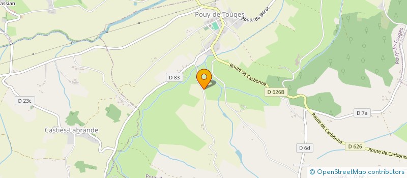 localisation de l'entreprise MONSIEUR KENZO ROBERT  POUY-DE-TOUGES