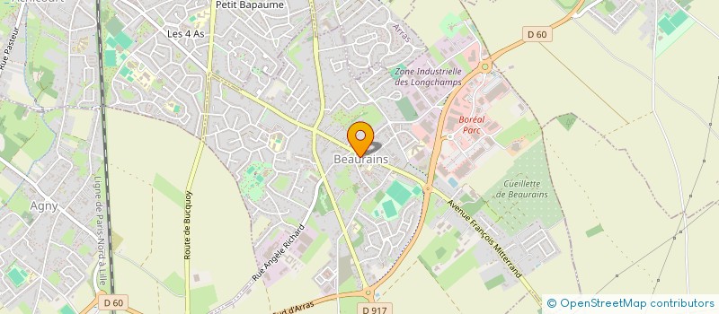 localisation de l'entreprise MONSIEUR KENZO THIRI  BEAURAINS