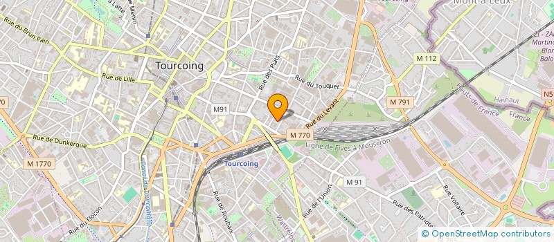 localisation de l'entreprise MONSIEUR KENZO UMBA NIATI  TOURCOING