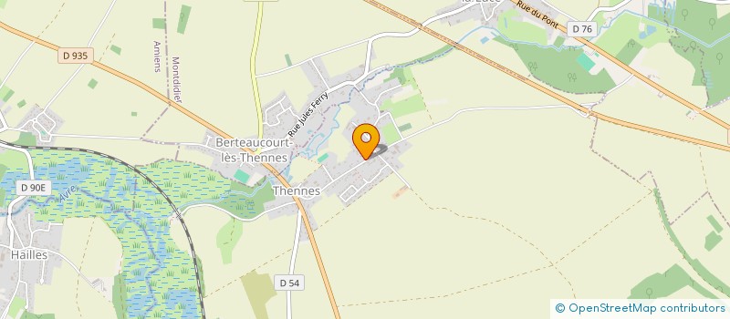 localisation de l'entreprise MONSIEUR KENZO VAQUETTE  THENNES