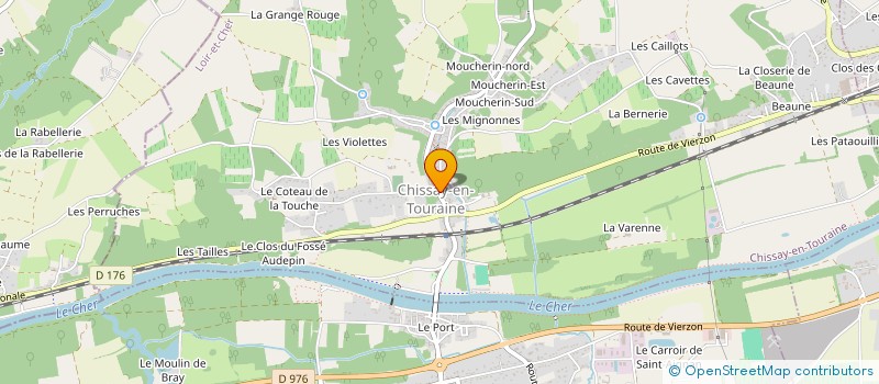 localisation de l'entreprise MONSIEUR KENZONE ZIEGLER  CHISSAY-EN-TOURAINE