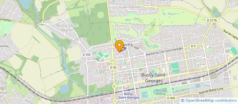 localisation de l'entreprise MONSIEUR KENZY DAHMANE  BUSSY-SAINT-GEORGES