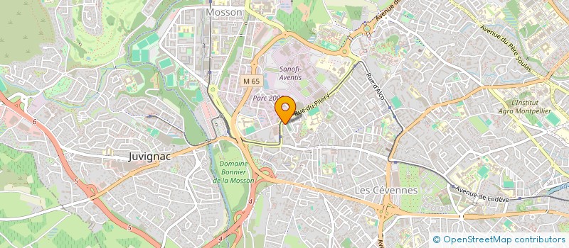 localisation de l'entreprise MONSIEUR KENZY DJABI à MONTPELLIER