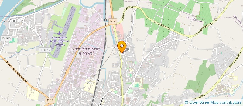 localisation de l'entreprise MONSIEUR KENZY GUERBAS  MONTELIMAR