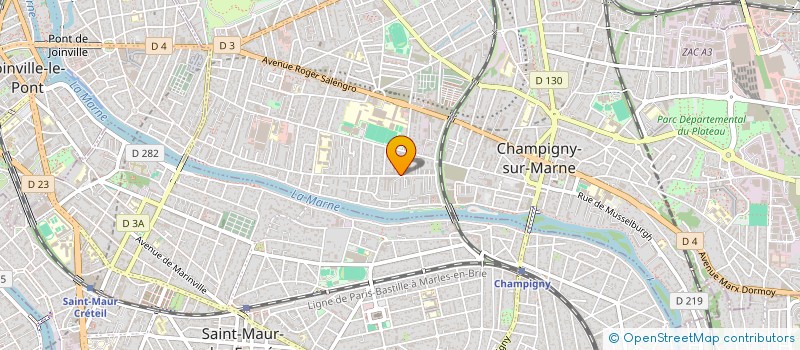 localisation de l'entreprise MONSIEUR KENZY LAVERDURE à CHAMPIGNY SUR MARNE