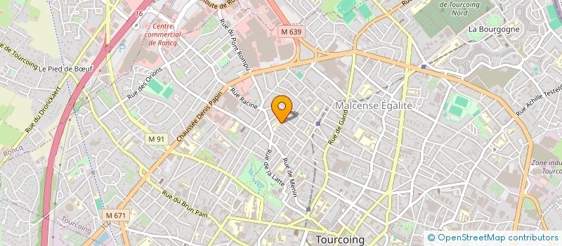 localisation de l'entreprise MONSIEUR KENZY LETIENNE  TOURCOING