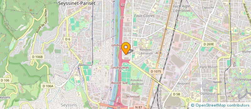 localisation de l'entreprise MONSIEUR KENZY TAAMALI FOIS à GRENOBLE