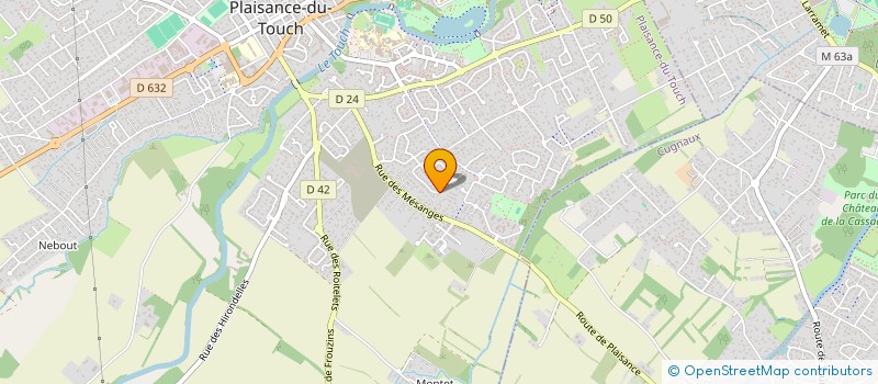 localisation de l'entreprise MONSIEUR KEOMANIVONE LUANGXAYSONKHAM  PLAISANCE-DU-TOUCH