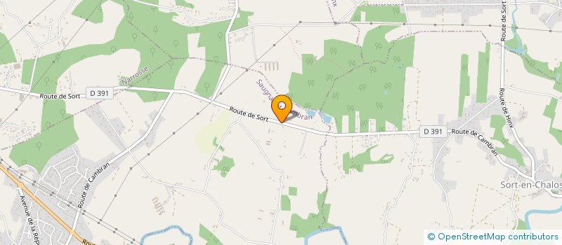 localisation de l'entreprise MONSIEUR KEPA ZUBILLAGA à SAUGNAC-ET-CAMBRAN