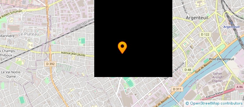 localisation de l'entreprise MONSIEUR KERAN NGUEMA EBANG  ARGENTEUIL