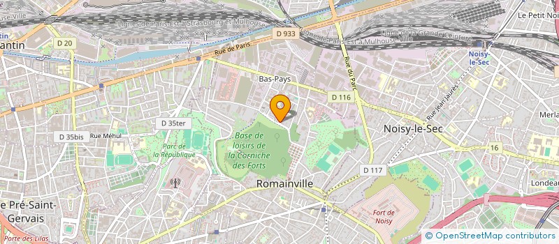 localisation de l'entreprise MONSIEUR KERAN OMBOLO à ROMAINVILLE