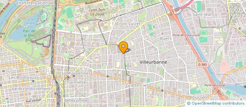 localisation de l'entreprise MONSIEUR KEREM DOGAN  VILLEURBANNE