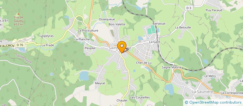 localisation de l'entreprise MONSIEUR KERIAN BRUNET à SAINTE-FEYRE