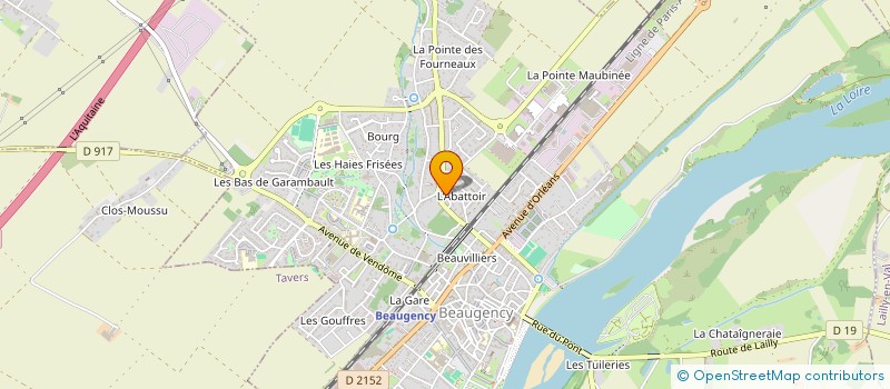 localisation de l'entreprise MONSIEUR KERIAN CANDOLFI à BEAUGENCY