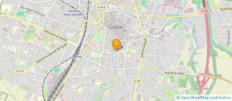 localisation de l'entreprise MONSIEUR KERIAN DUBUIS  COLMAR