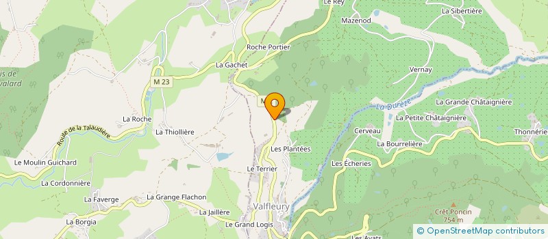 localisation de l'entreprise MONSIEUR KERIAN MELEY à VALFLEURY