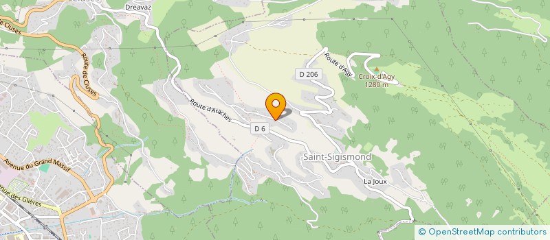 localisation de l'entreprise MONSIEUR KERIAN MISSILLIER  SAINT-SIGISMOND