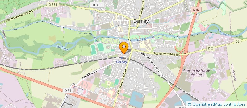 localisation de l'entreprise MONSIEUR KERIM ASLAN à CERNAY