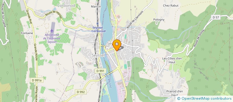 localisation de l'entreprise MONSIEUR KERIM DABANLI  SEYSSEL