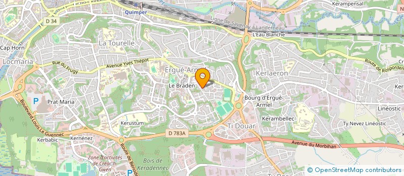 localisation de l'entreprise MONSIEUR KERIM KORKMAZ à QUIMPER
